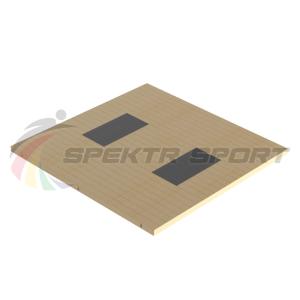 Купить Помост тяжелоатлетический 3х3х0,1м, рез. амортизаторы 1х0,5х0,04м в Порхове 