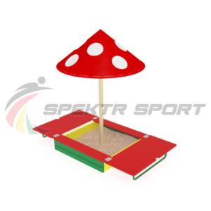 Купить Песочница с крышкой и грибком ИО 512 в Порхове 