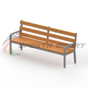 Купить Уличная скамейка со спинкой Дача в Порхове 