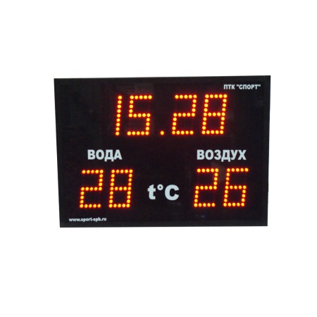 Купить Часы-термометр СТ1.13-2t для бассейна в Порхове 