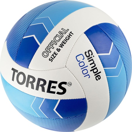 Купить Мяч волейбольный Torres Simple Color любительский р.5 в Порхове 